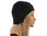 Simply boho lagenlook hat cap, boiled wool in black S-L
