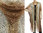 Lagenlook knit hooded coat duster wrap, linen in ecru brown M-XL