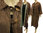 Lagenlook linen maxi coat in used look, in brown L-XL