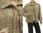 Lagenlook boho jacket with zipper, linen in natural M-L