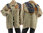Lagenlook boho jacket with decorative yoke, linen in natural L
