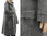 Lagenlook hooded coat, exclusive boiled wool in grey M-L