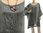 Boho tunic with pockets, linen-cotton gauze in grey L-XXL