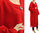 Must have coat to wear all year round, merino wool in red L-XXL
