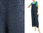 Lagenlook linen womens dungarees overalls in blue S-L