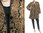 Evening jacket jacquard fabric, silk cotton mix black beige red M-L