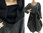 Artsy balloon dress separate turtleneck, boiled wool grey black M-L