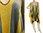 Loose lagenlook dress tunic, striped in grey yellow L-XXL