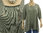 Flared sweater Lamara square neck, linen viscose in sage XL-XXL
