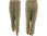 Long wide legs pants with 2 pockets, linen in natural XL-XXL