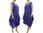 Lagenlook boho bulgy balloon dress linen in purple XXL-XXXL