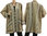 Lagenlook artsy long flared jacket, linen in nature L-XL