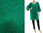 Lagenlook sweater Cloe, merino in emerald with glitter thread L-XL