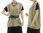 Lagenlook tunic top with pockets, linen in nature M-L
