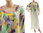 Boho lagenlook long linen dress caftan handpainted, in white L-XXL