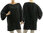 Lagenlook linen tunic top with pocket in black S-L