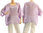Lagenlook summer tunic with pockets linen gauze in lilac S-L