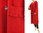Must have coat to wear all year round, merino wool in red L-XXL
