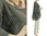 Lagenlook flower tunic top, linen cotton in grey M-XL