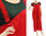 Lagenlook linen womens dungarees overalls in red S-L