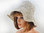 Summer linen floppy bucket sun hat, plain M-L