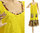 Linen ruffled plus size tank dress in yellow L