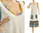 Linen cotton white ruffled tank dress plus size M-L