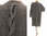 Lagenlook hand knitted coat in taupe one size M-XL