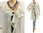 White lagenlook summer jacket coat linen cotton S-M